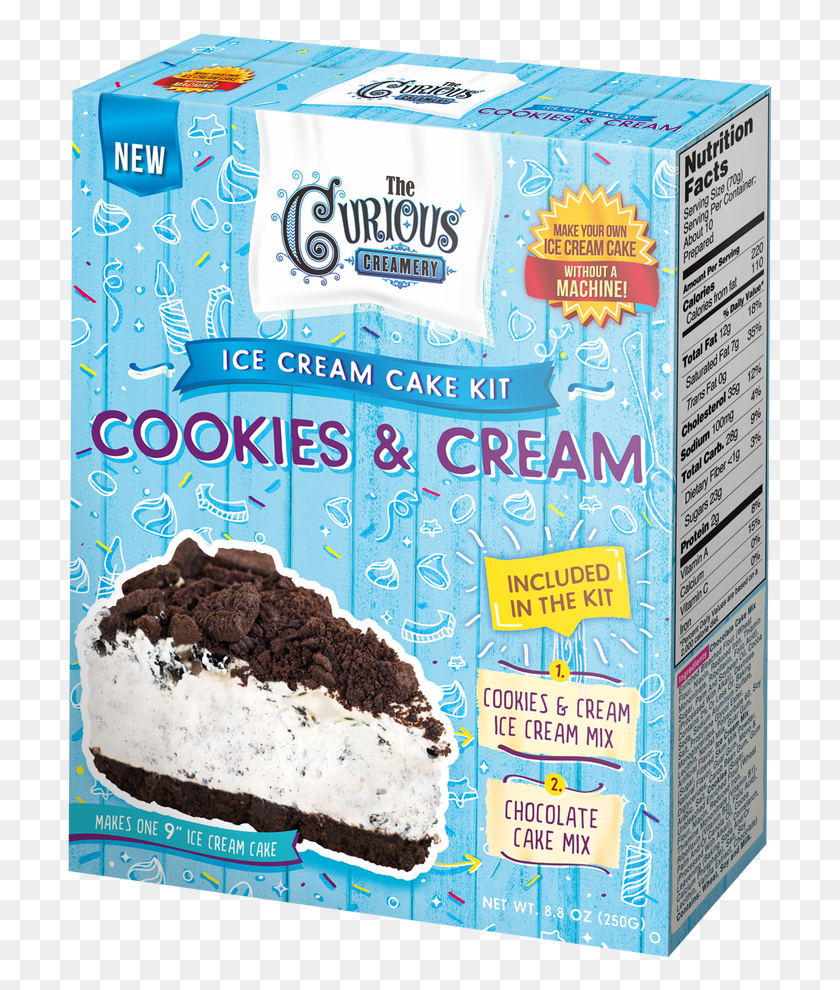 709x930 Curious Cream Cake Kit, Food, Beverage, Drink HD PNG Download