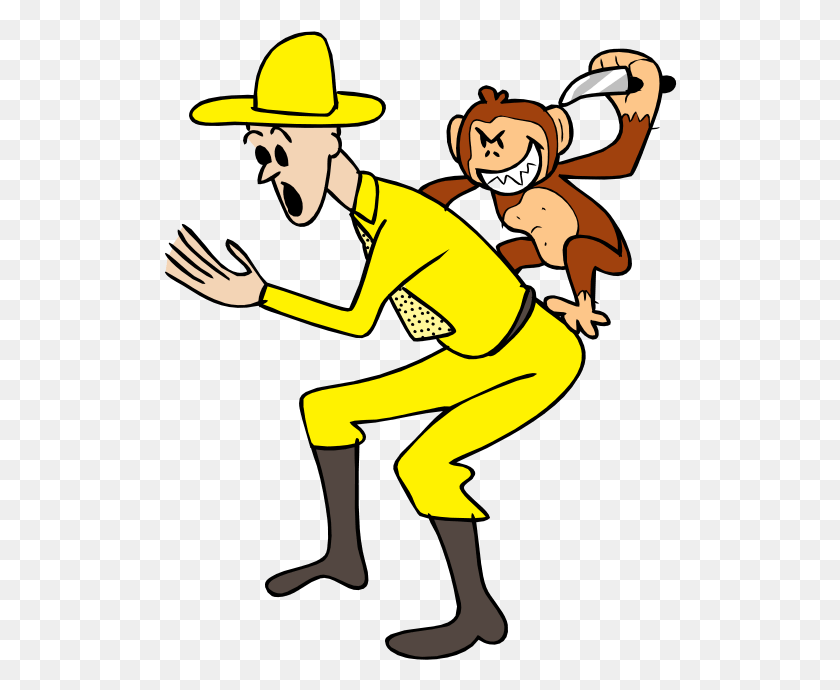 514x630 Curious George Man, Hat, Clothing, Apparel HD PNG Download
