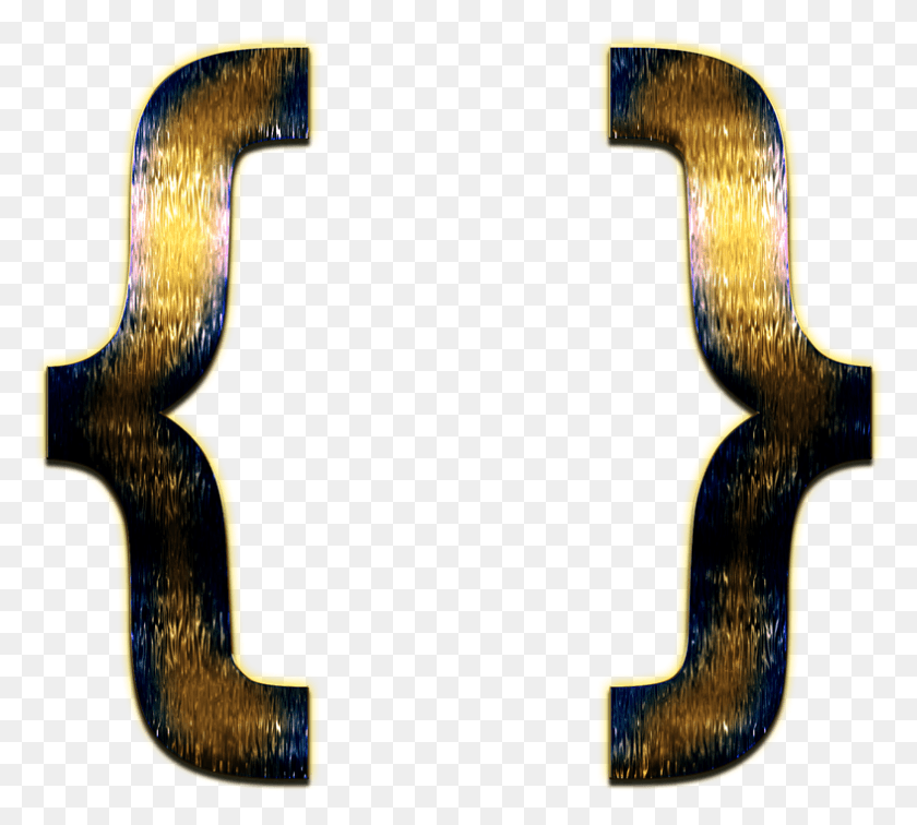 787x703 Curly Brackets Square Metal, Text, Alphabet, Number HD PNG Download