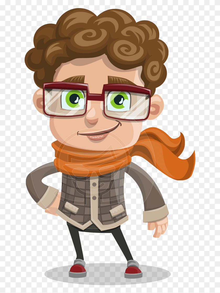 653x1061 Curly Ribbon Curly Haired Male Cartoon Characters, Sunglasses, Accessories, Accessory HD PNG Download