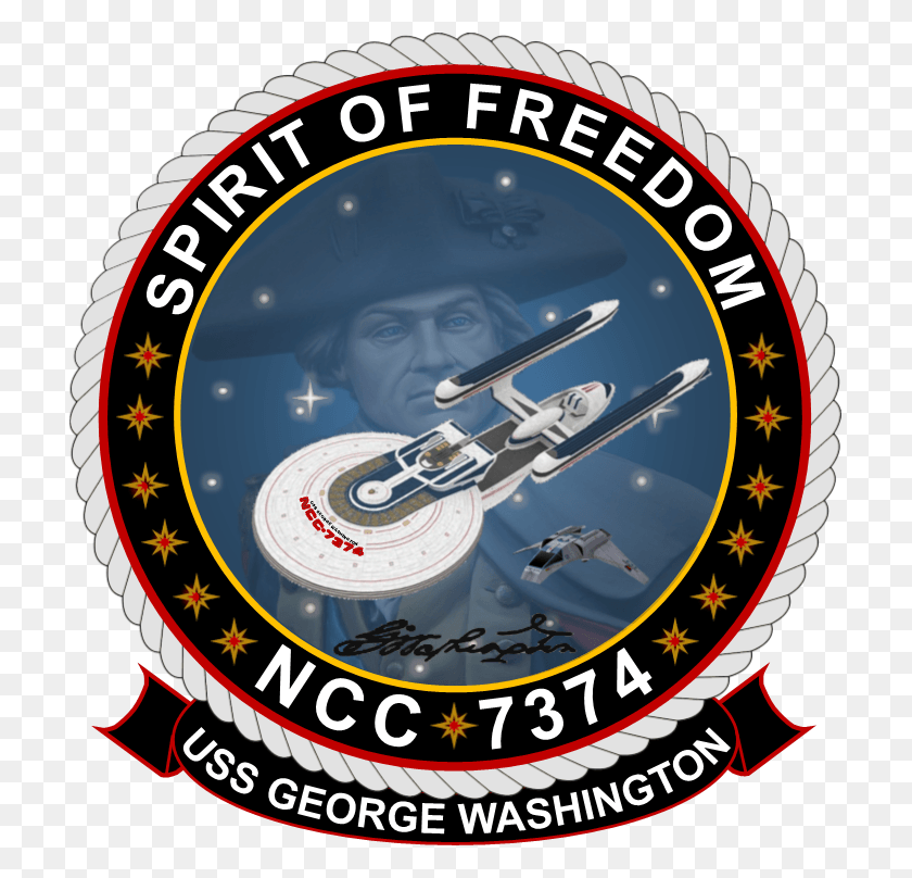 713x748 Current Xo Uss George Washington Ksc 1864 Leipzig, Frisbee, Toy, Clock Tower HD PNG Download