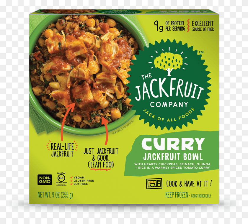 1147x1030 Curry Jackfruit Bowl Jackfruit Frozen Meals, Advertisement, Flyer, Poster HD PNG Download