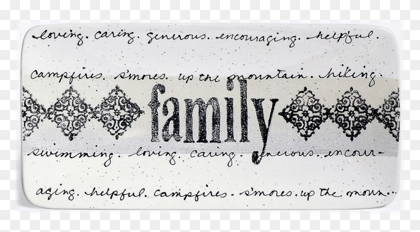 999x518 Cursive Family Name Plate Calligraphy, Text, Handwriting, Signature Descargar Hd Png