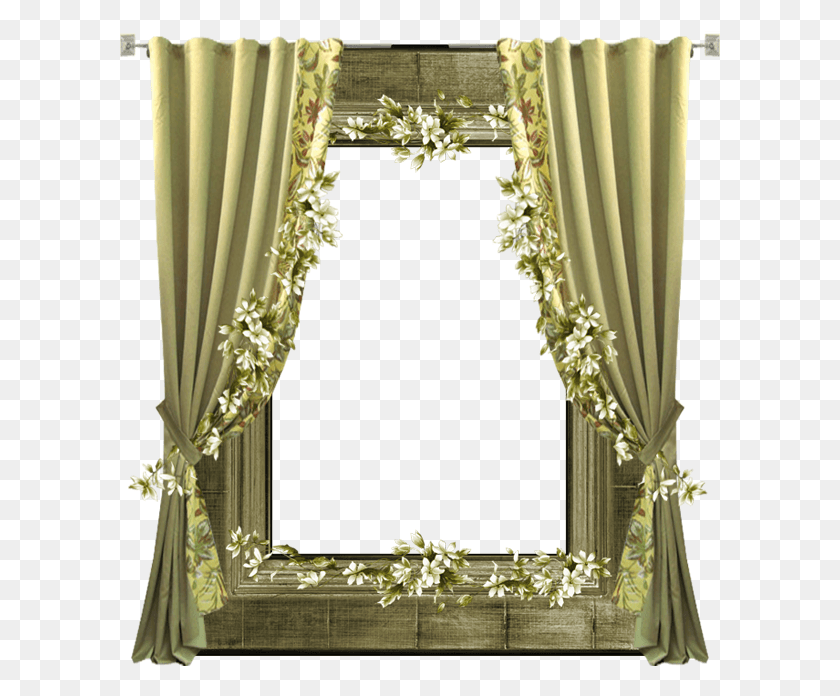 601x636 Curtain, Texture, Mirror, Interior Design HD PNG Download
