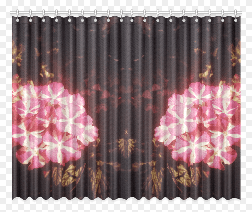 937x777 Curtain, Stage, Pattern, Floral Design HD PNG Download