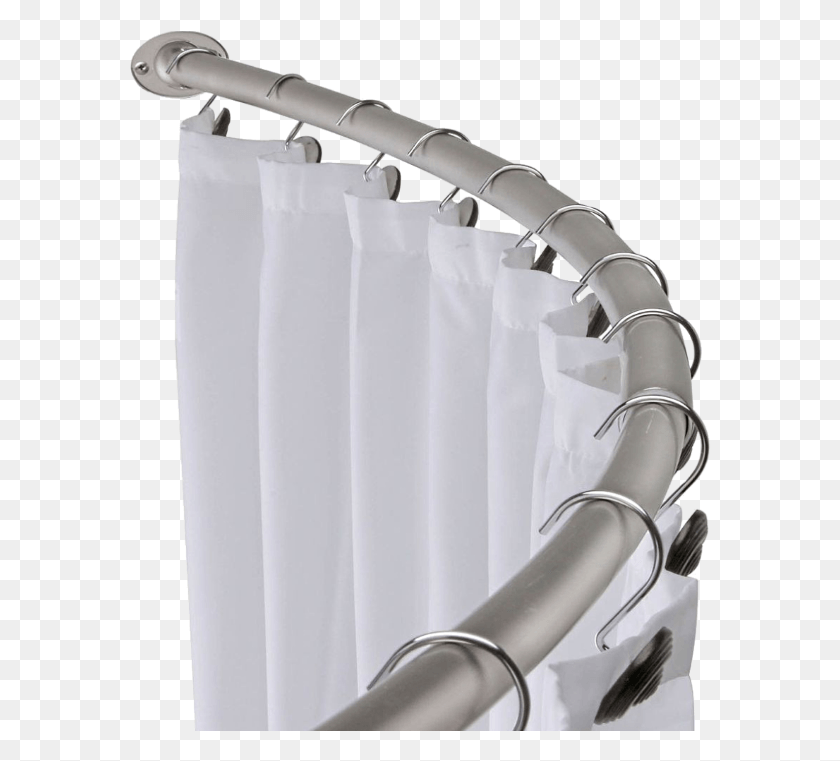 582x701 Curtain Rod Shower Rod, Shower Curtain, Sink Faucet, Chair HD PNG Download