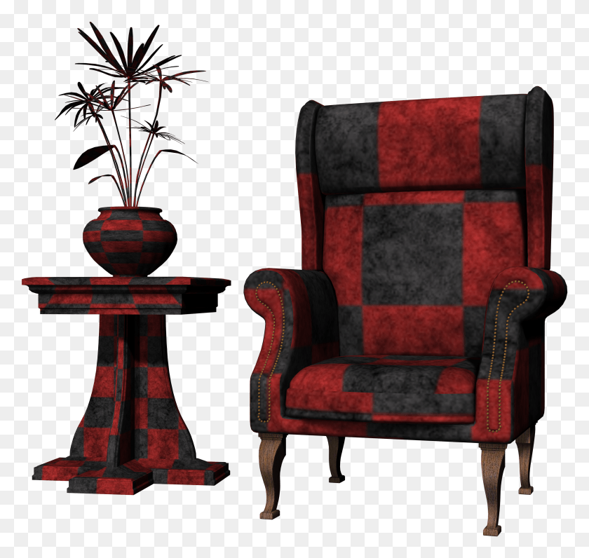 2760x2607 Curtains 9 By Brokenwing3dstock On Devia Club Chair HD PNG Download