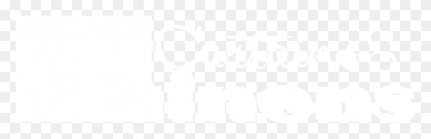 2191x593 Шторы Amp Белье Логотип Черно-Белый Закрыть Значок Белый, Текст, Каллиграфия, Почерк Hd Png Скачать