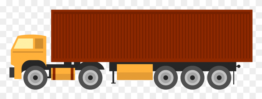 1836x613 Curtainsider Truck Icon Big2 Truck, Shipping Container, Transportation, Vehicle HD PNG Download