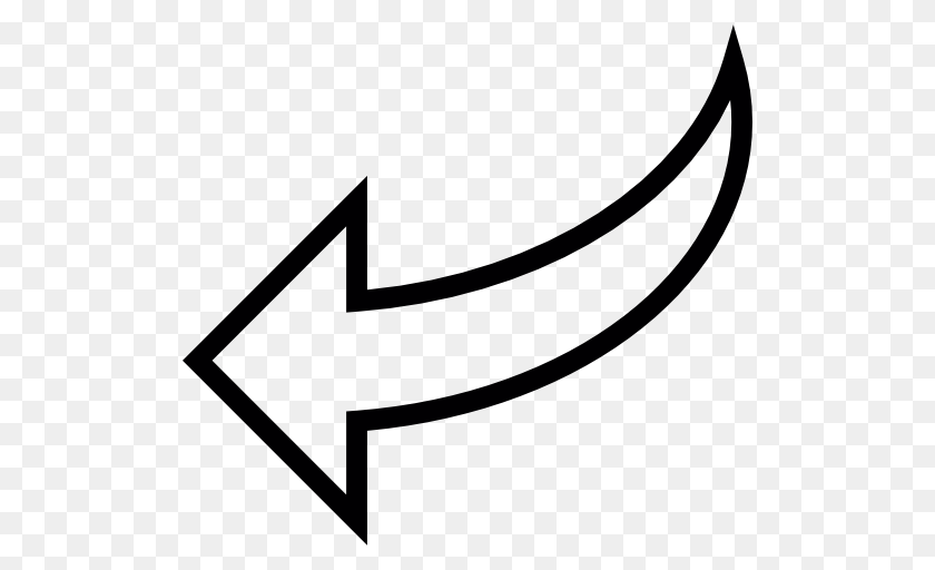 Curve Down Left Arrow, Bow, Weapon, Text, Symbol PNG