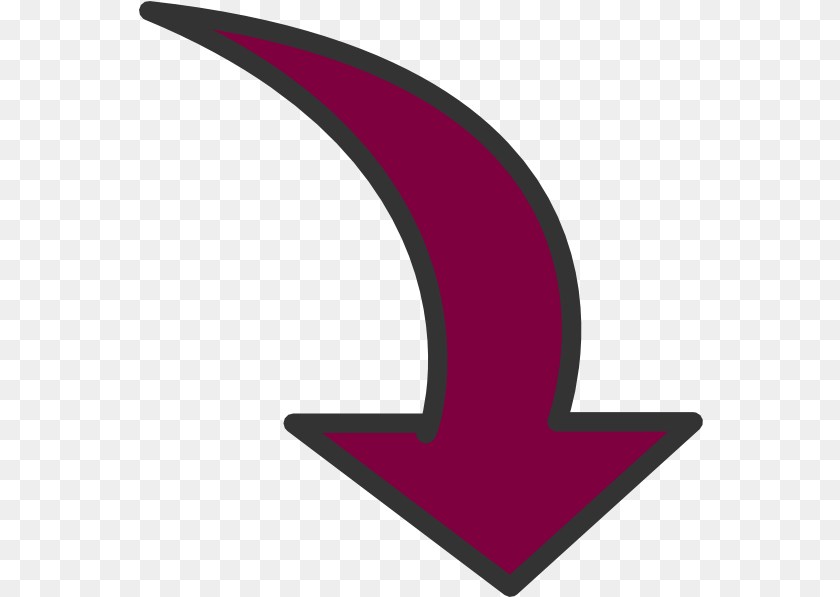 Curved Arrow Stock Maroon Arrows, Nature, Night, Outdoors, Astronomy Transparent PNG