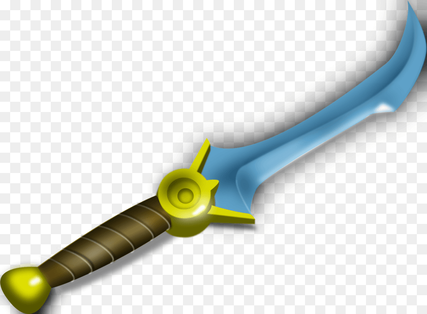 Curved Dagger Clipart, Blade, Knife, Sword, Weapon Transparent PNG