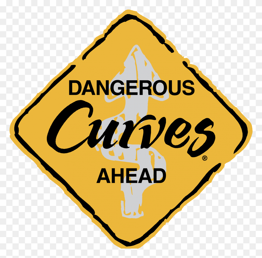 2191x2157 Curves Logo Transparent Sign, Symbol, Triangle, Road Sign HD PNG Download