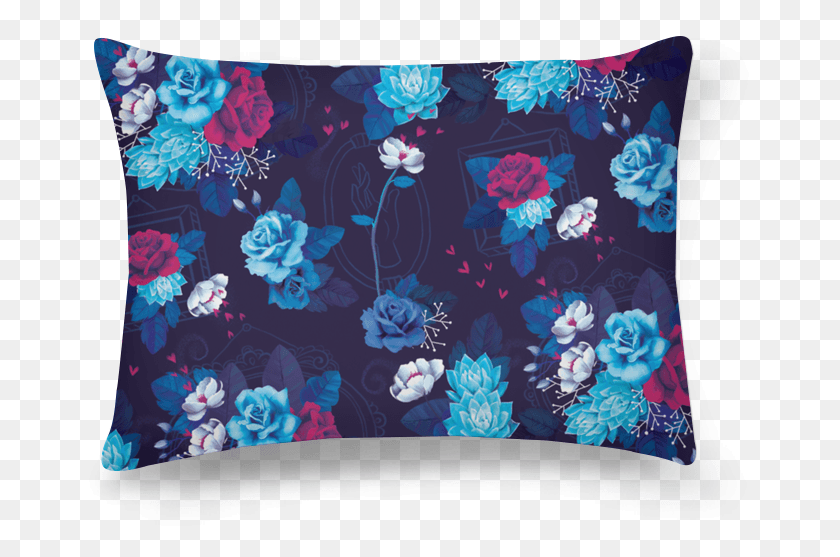 676x497 Cushion, Pillow, Floral Design, Pattern HD PNG Download