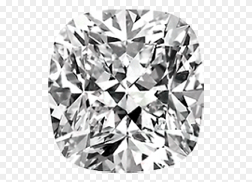 522x548 Cushion Cut Diamond Shape, Diamond, Gemstone, Jewelry Descargar Hd Png