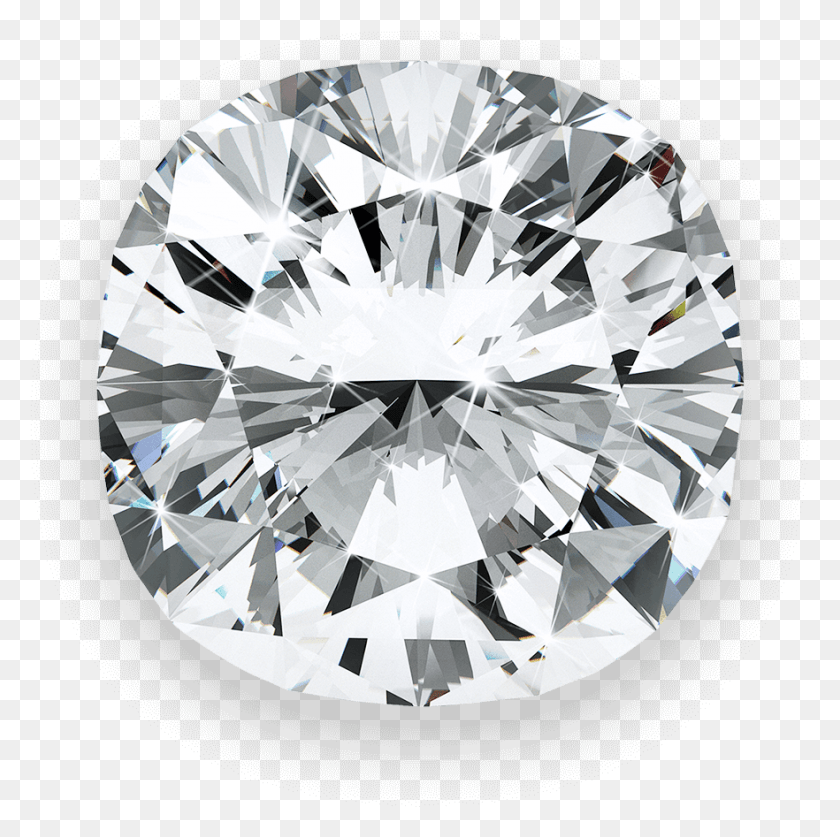 882x879 Cushion Shaped Diamond, Gemstone, Jewelry, Accessories HD PNG Download