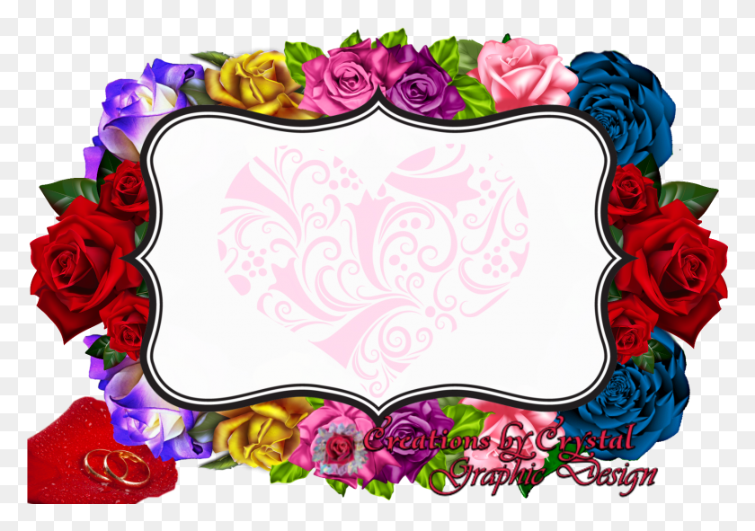 1693x1154 Custom Borders Created For Her Wedding Border Design Flower, Graphics, Floral Design HD PNG Download