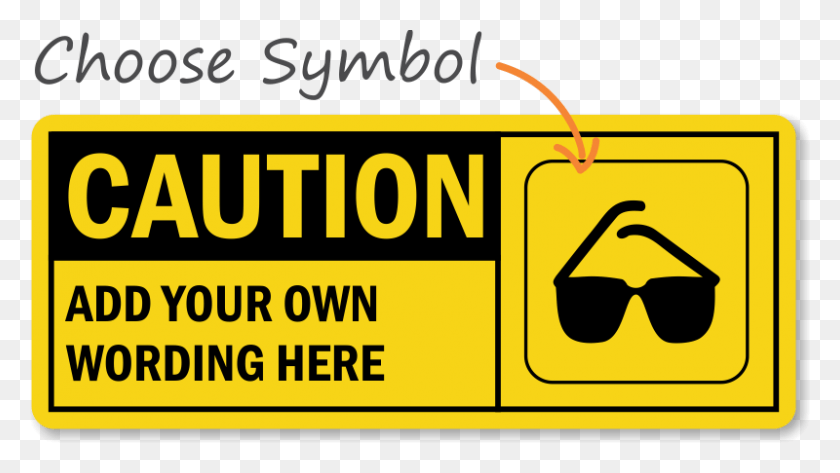800x424 Custom Caution Signs Caution Sign, Text, Car, Vehicle HD PNG Download