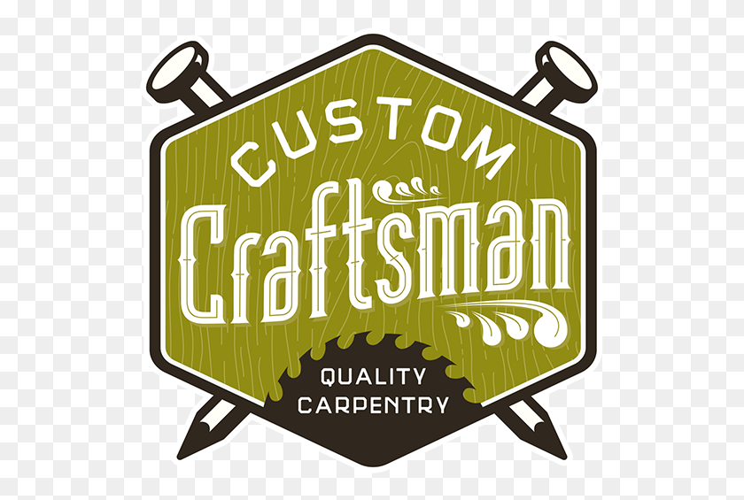 525x505 Custom Craftsman Illustration, Label, Text, Symbol Descargar Hd Png