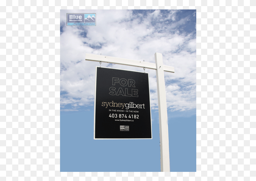 448x534 Custom Designed And Printed Real Estate Lawn Sign Banner, Advertisement, Billboard, Text HD PNG Download