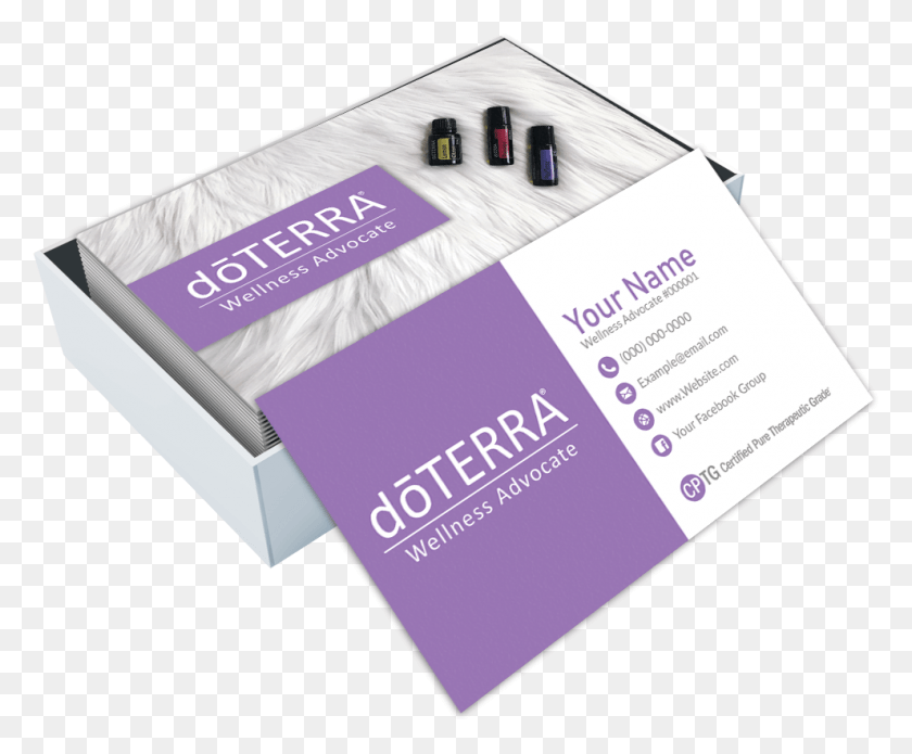 990x807 Custom Doterra Business Cards Design Box, Business Card, Paper, Text HD PNG Download