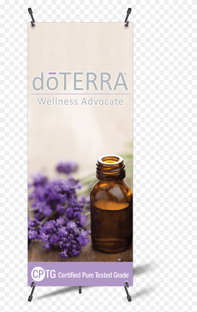 612x1266 Custom Doterra Vertical Banner With X Banner Stand Doterra Banners, Plant, Flower, Blossom HD PNG Download