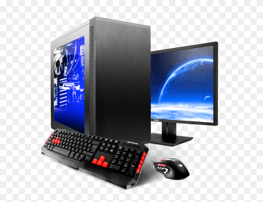 601x586 Custom Gaming Pc Ibuypower, Computer Keyboard, Computer Hardware, Keyboard HD PNG Download