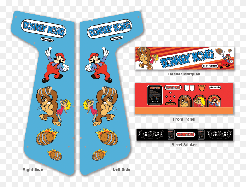 779x577 Custom Interchangeable Donkey Kong Graphics For Xtension Fix It Felix Jr Donkey Kong, Arcade Game Machine, Mobile Phone, Phone HD PNG Download