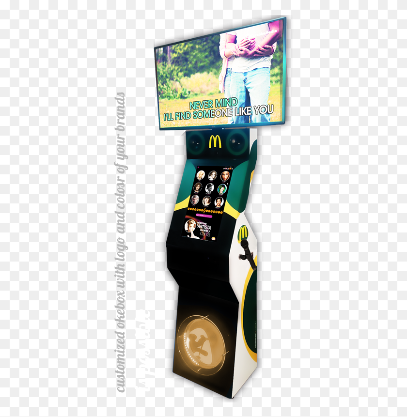 372x801 Custom Karaoke Machine Poster, Person, Human, Mobile Phone HD PNG Download