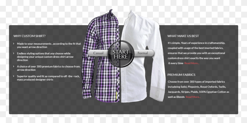 1171x541 Custom Made Dress Shirts Plaid, Clothing, Apparel, Shirt Descargar Hd Png