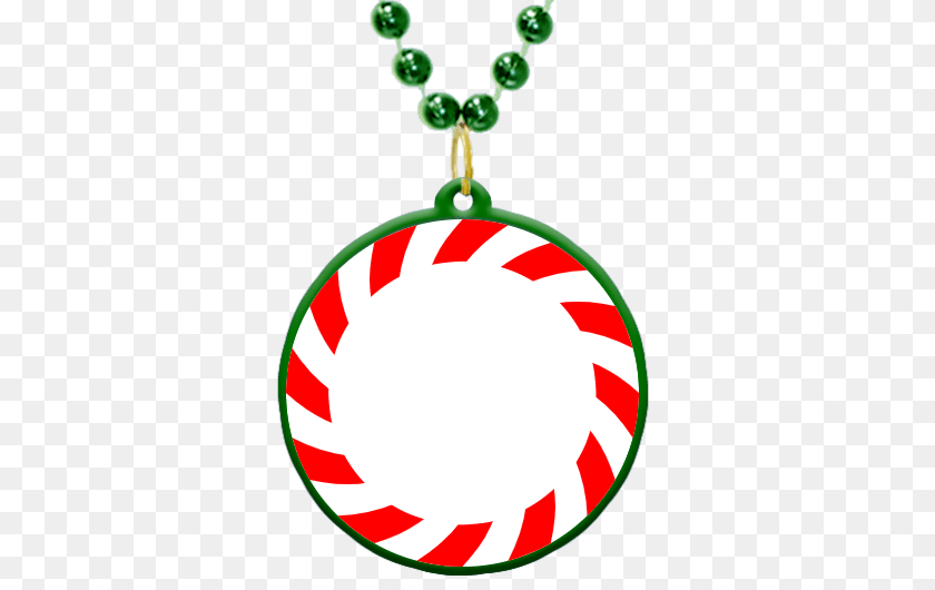 Custom Mardi Gras Bead Medallion With Beautiful Stripe Border, Accessories, Jewelry, Necklace, Ornament PNG