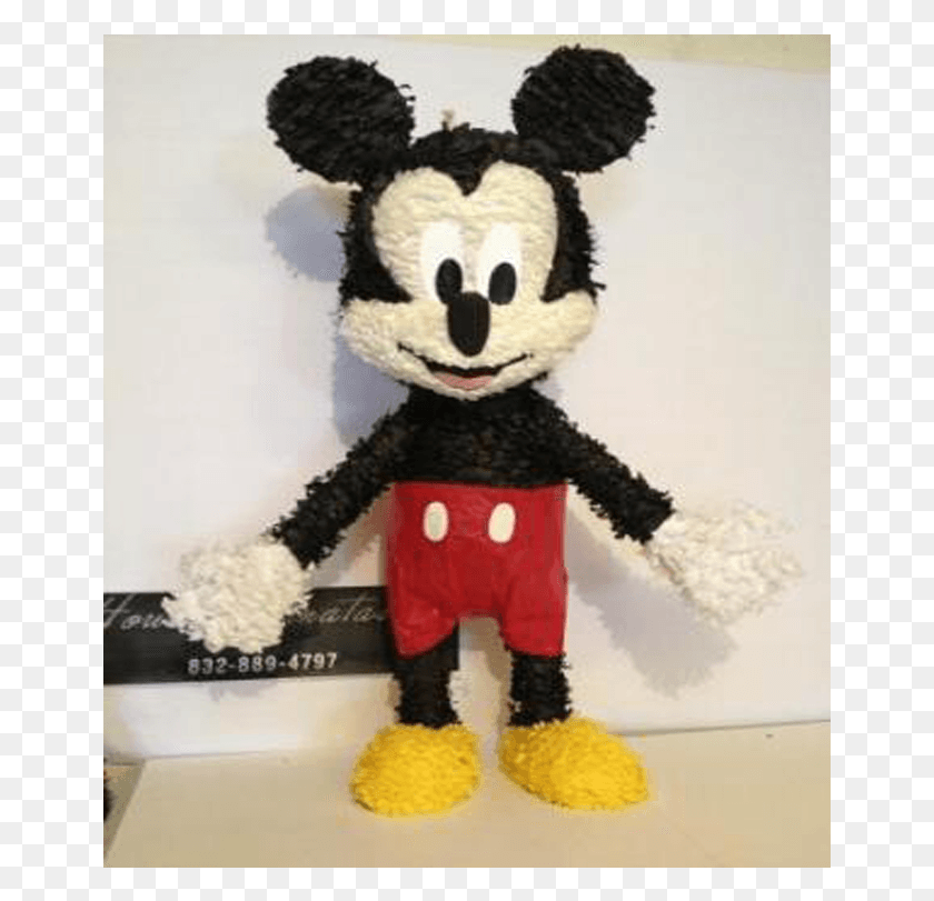 655x751 Custom Mickey Mouse Pinata In Houston Mickey Mouse, Plush, Toy, Doll HD PNG Download