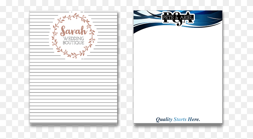 657x403 Custom Notepad Printing Graphic, Text, Paper HD PNG Download