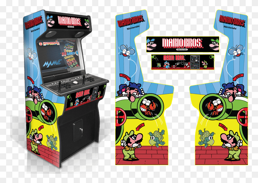 776x537 Custom Permanent Full Mario Bros Mario Bros Arcade, Arcade Game Machine, Pac Man, Mobile Phone HD PNG Download