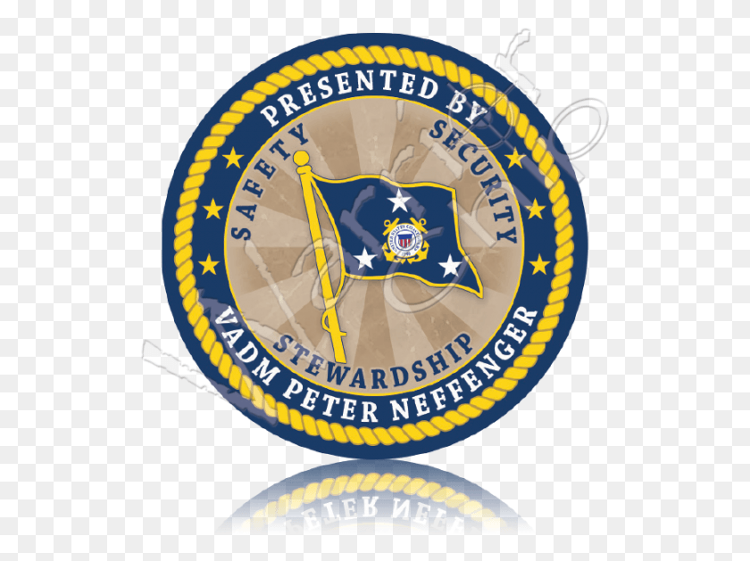 528x569 Пользовательские Фишки Для Покера Uscg Poker Chip Police Coins, Логотип, Символ, Товарный Знак Hd Png Скачать
