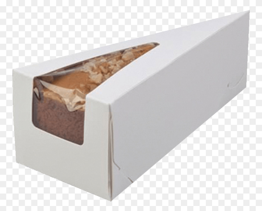 762x616 Custom Printed White Small Slice Cake Boxes Packaging Fetta Di Torta, Box, Tabletop, Furniture HD PNG Download