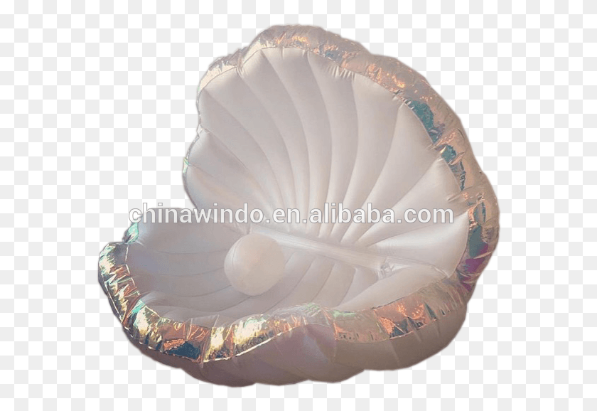 572x518 Custom Raibow Swimming Pool Floating Giant Inflatable Coffee Table, Diaper, Clam, Seashell HD PNG Download