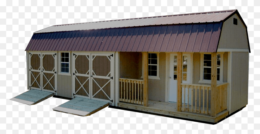 934x449 Custom Side Lofted Barn Weatherking Custom Side Lofted Roof, Nature, Building, Housing HD PNG Download