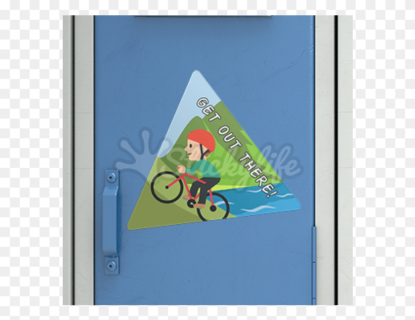 588x588 Custom Triangle Car Magnet Cartoon, Bicycle, Vehicle, Transportation HD PNG Download