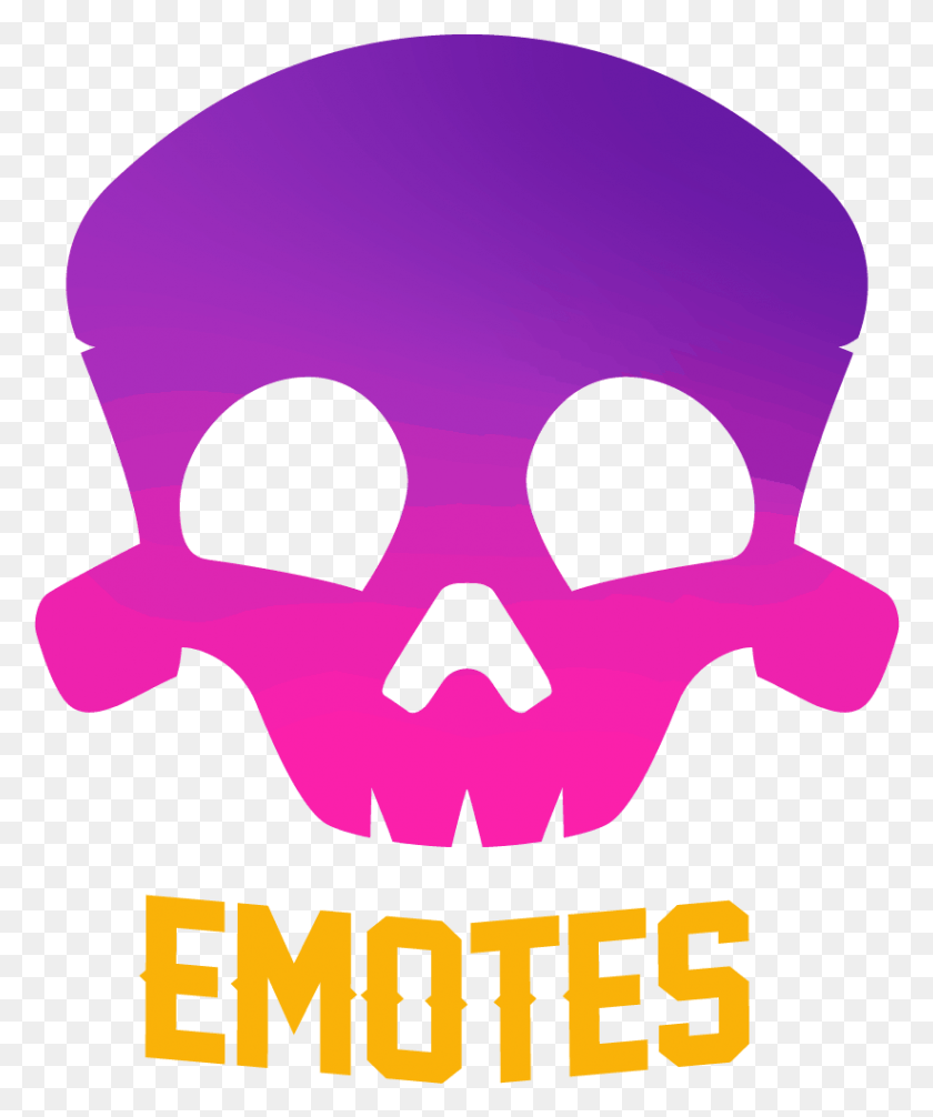 823x999 Custom Twitch Emote Graphics Skull, Symbol, Poster, Advertisement HD PNG Download