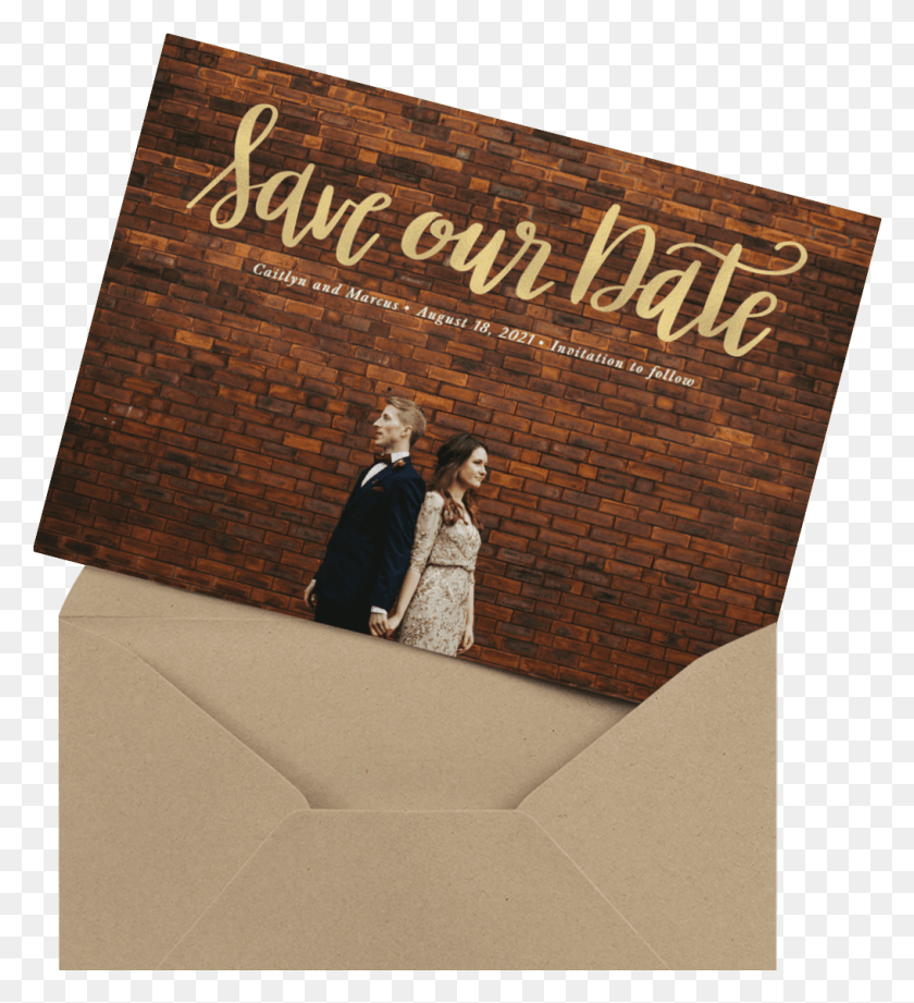 1016x1122 Custom Wedding Cards Mailed For You Book Cover, Person, Human, Poster HD PNG Download