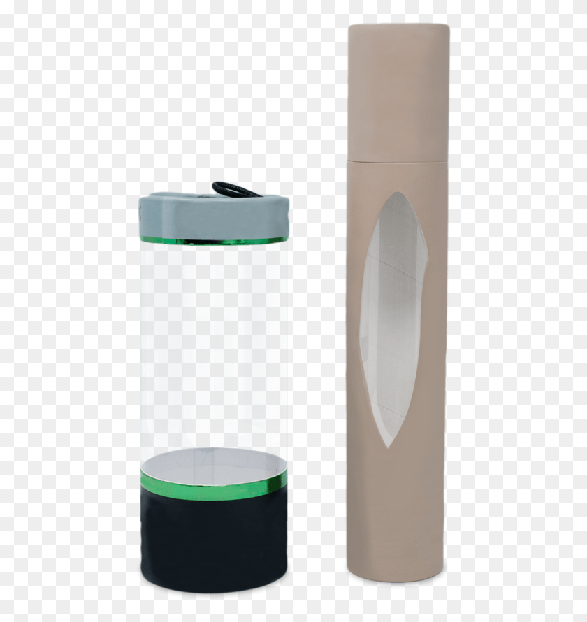 453x831 Custom Window Box Packaging Water Bottle, Cylinder, Milk, Beverage HD PNG Download