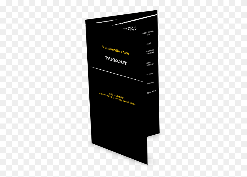 268x542 Настроить Классную Доску Кафе Trifold Menu Paper, Текст, Дизайн Интерьера, В Помещении Hd Png Скачать