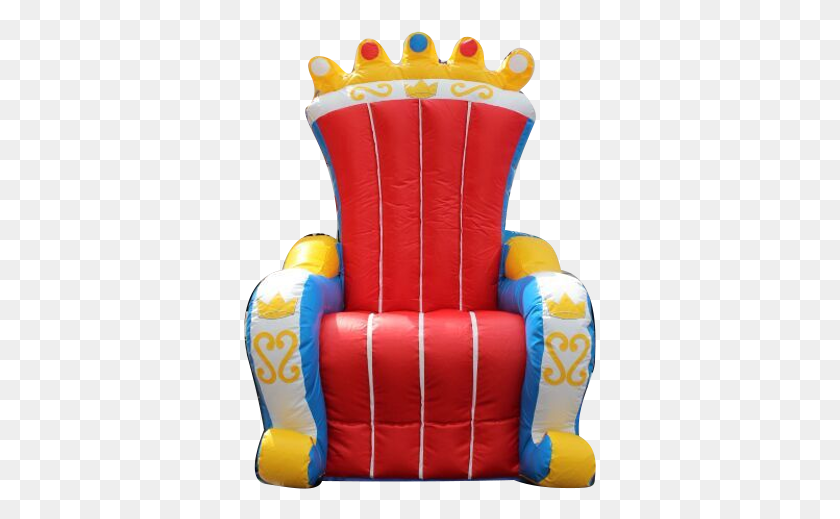 353x459 Customized Birthday Inflatable King Throne Chair For Throne, Furniture, Lifejacket, Vest HD PNG Download