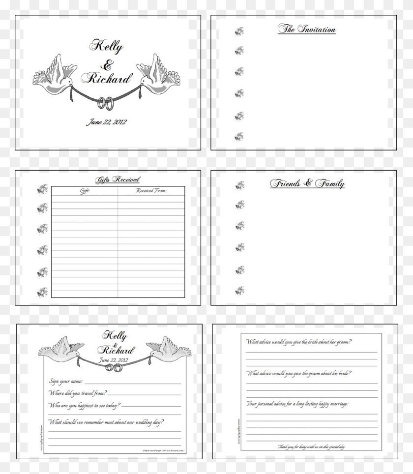 1065x1235 Customized Personalized Wedding Guest Book Alternatives Guest Book For Event, Text, Label Descargar Hd Png