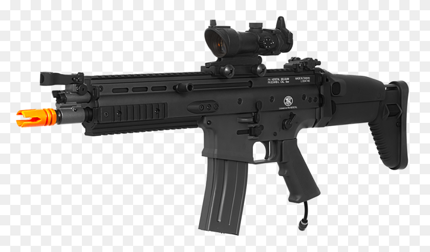 1056x586 Customs Airsoft Scar Gun, Weapon, Weaponry, Rifle HD PNG Download