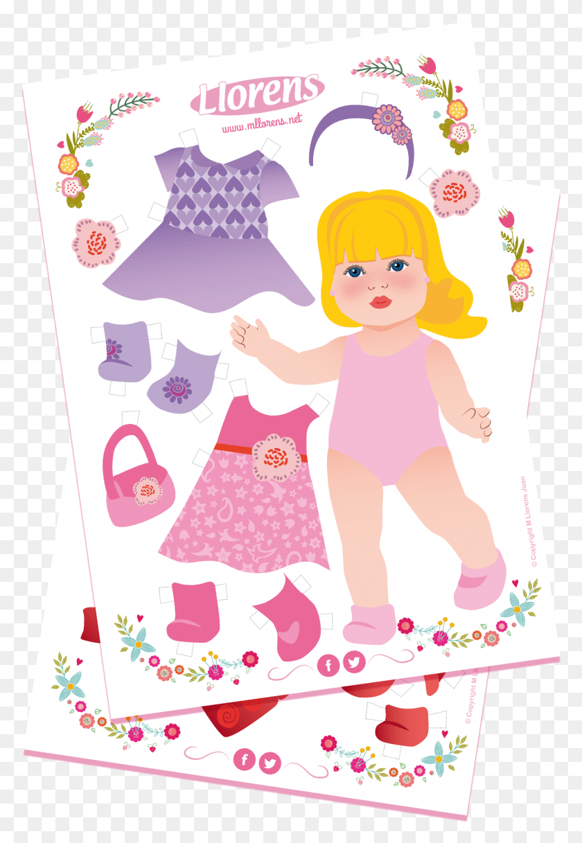 1207x1791 Cut Out Dolls Doll, Person, Human, Paper HD PNG Download