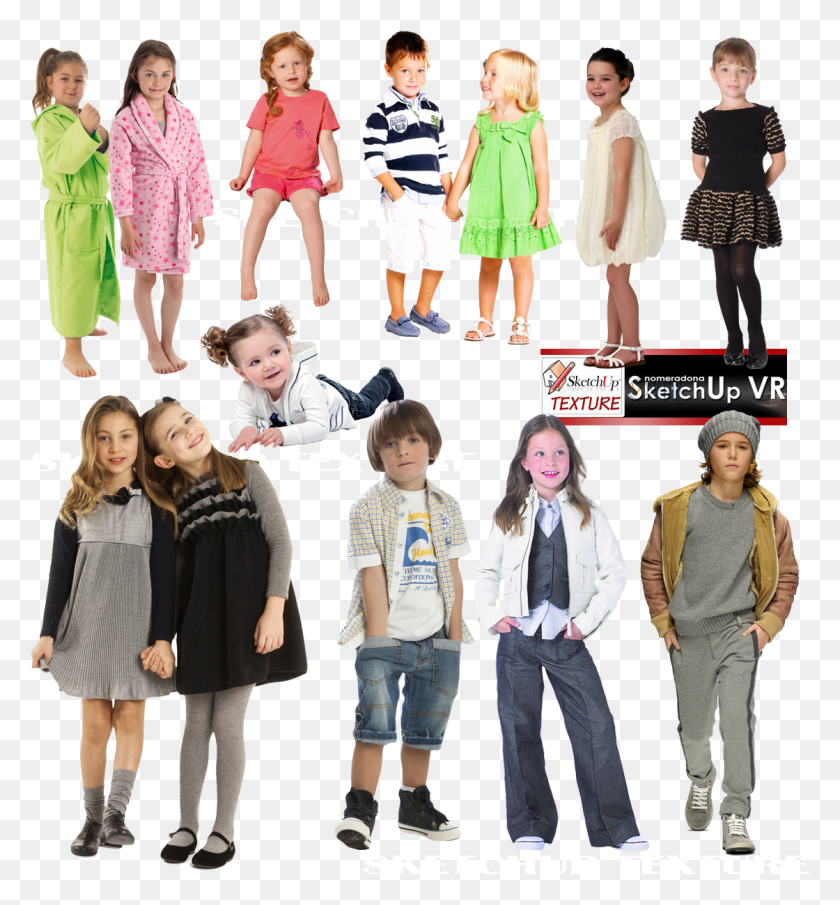 1120x1214 Cut Out People 2d People Abbigliamento Bambini, Person, Clothing, Collage HD PNG Download
