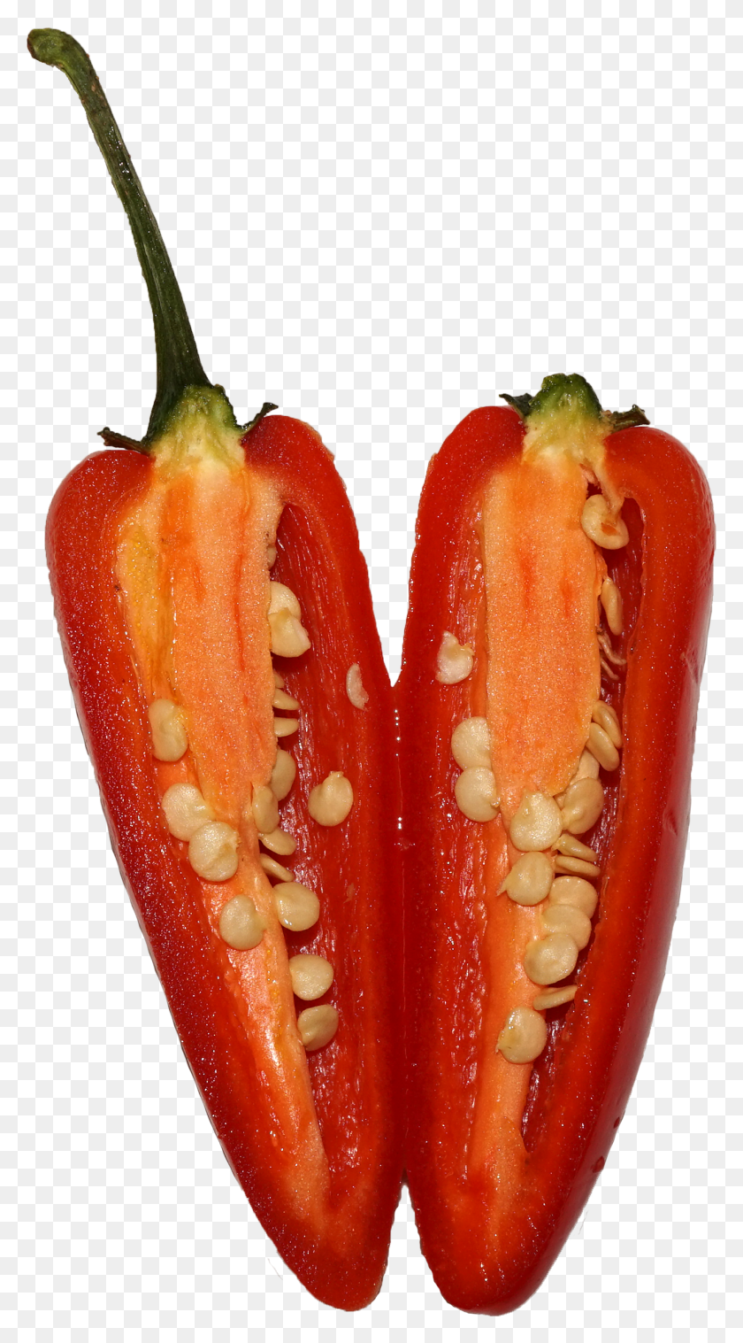 1313x2454 Cut Red Bell Pepper, Plant, Hot Dog, Food HD PNG Download