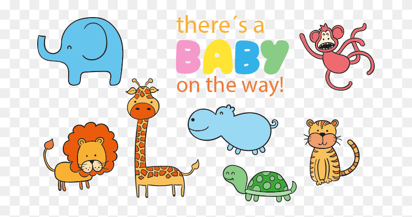 689x383 Cute Animal Illustration Vector And Transparent Vector Graphics, Text, Poster, Advertisement HD PNG Download